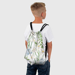 Рюкзак-мешок Цветы Утонченные и Яркие, цвет: 3D-принт — фото 2