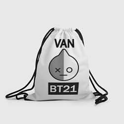 Рюкзак-мешок BTS VAN BT21, цвет: 3D-принт