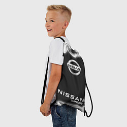 Рюкзак-мешок NISSAN Sport Пламя, цвет: 3D-принт — фото 2