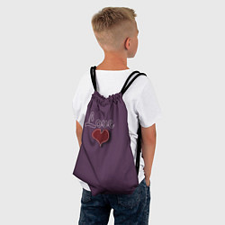 Рюкзак-мешок Heart and Love, цвет: 3D-принт — фото 2
