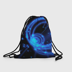 Рюкзак-мешок Неоновый космос Neon space, цвет: 3D-принт