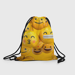 Рюкзак-мешок Смаилы, цвет: 3D-принт