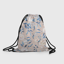 Рюкзак-мешок Цветы Нежные, цвет: 3D-принт