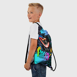 Рюкзак-мешок POPPY PLAYTIME HAGGY WAGGY - ПОППИ ПЛЕЙТАЙМ цветно, цвет: 3D-принт — фото 2