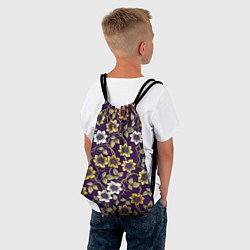 Рюкзак-мешок Цветущий куст, цвет: 3D-принт — фото 2