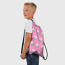 Рюкзак-мешок Котяшки обнимашки, цвет: 3D-принт — фото 2