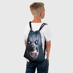 Рюкзак-мешок Оборотень - Волк, цвет: 3D-принт — фото 2