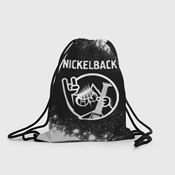 Рюкзак-мешок Nickelback КОТ Брызги, цвет: 3D-принт