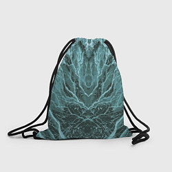 Рюкзак-мешок Абстрактная геометрическая графика ,цвет морской в, цвет: 3D-принт