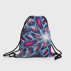 Рюкзак-мешок Абстрактный экспрессивный красочный паттерн Abstra, цвет: 3D-принт