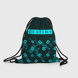 Рюкзак-мешок DESTINY 2 - Камуфляж, цвет: 3D-принт