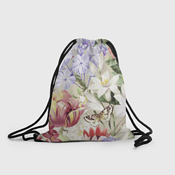 Рюкзак-мешок Цветы Утренний Букет Лилий, цвет: 3D-принт