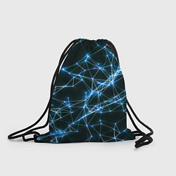 Рюкзак-мешок Нейронная сеть - фон, цвет: 3D-принт