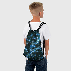 Рюкзак-мешок Нейронная сеть - фон, цвет: 3D-принт — фото 2