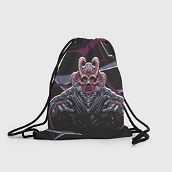 Рюкзак-мешок Дъявол в противогазе, цвет: 3D-принт