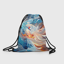 Рюкзак-мешок Ice & flame, цвет: 3D-принт