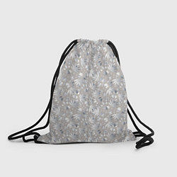 Рюкзак-мешок Белые объемные узоры, цвет: 3D-принт