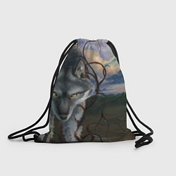 Рюкзак-мешок IN COLD wolf without logo, цвет: 3D-принт