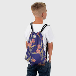 Рюкзак-мешок Цветы Оранжевые Лилии, цвет: 3D-принт — фото 2