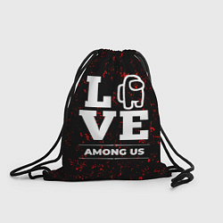 Рюкзак-мешок Among Us Love Классика, цвет: 3D-принт