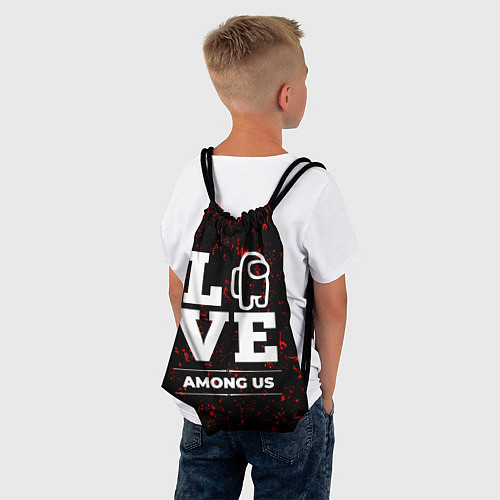 Мешок для обуви Among Us Love Классика / 3D-принт – фото 4