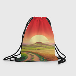 Рюкзак-мешок Дорога к солнцу, цвет: 3D-принт