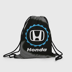Рюкзак-мешок Honda в стиле Top Gear со следами шин на фоне, цвет: 3D-принт