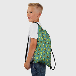 Рюкзак-мешок Веселый авокадо, цвет: 3D-принт — фото 2