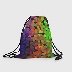 Рюкзак-мешок Яркая палитра красок - блики, цвет: 3D-принт