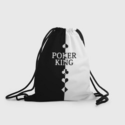 Рюкзак-мешок Король Покера Black, цвет: 3D-принт