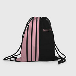 Рюкзак-мешок BLACKPINK HALF BLACK-PINK MINI LOGO, цвет: 3D-принт