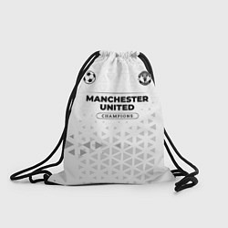 Рюкзак-мешок Manchester United Champions Униформа, цвет: 3D-принт