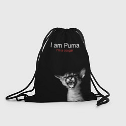 Мешок для обуви Im a Puma Im a cougar