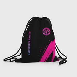 Рюкзак-мешок Manchester United Neon Gradient, цвет: 3D-принт