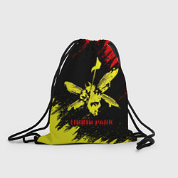 Мешок для обуви Linkin Park желто-красный