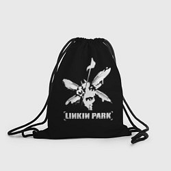 Рюкзак-мешок Linkin Park белый, цвет: 3D-принт