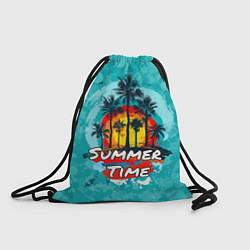 Рюкзак-мешок Summer time - летнее время, цвет: 3D-принт