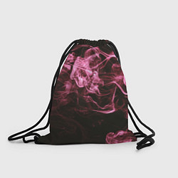 Рюкзак-мешок Неоновые пары дыма - Розовый, цвет: 3D-принт
