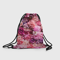 Рюкзак-мешок BOUQUET OF VARIOUS FLOWERS, цвет: 3D-принт