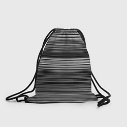 Мешок для обуви Black and white thin stripes Тонкие полосы