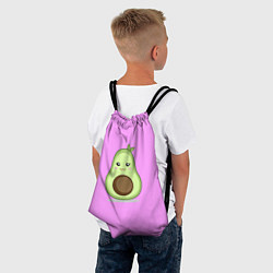 Рюкзак-мешок Авокадо милашка, цвет: 3D-принт — фото 2