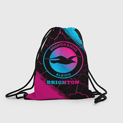 Рюкзак-мешок Brighton Neon Gradient, цвет: 3D-принт