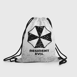 Рюкзак-мешок Resident Evil с потертостями на светлом фоне, цвет: 3D-принт