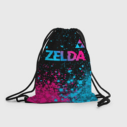 Мешок для обуви Zelda Neon Triforce