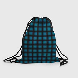 Мешок для обуви Black and blue plaid