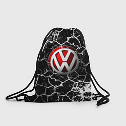 Рюкзак-мешок Volkswagen Трещины, цвет: 3D-принт