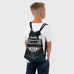 Рюкзак-мешок Muscle ride Черное авто, цвет: 3D-принт — фото 2