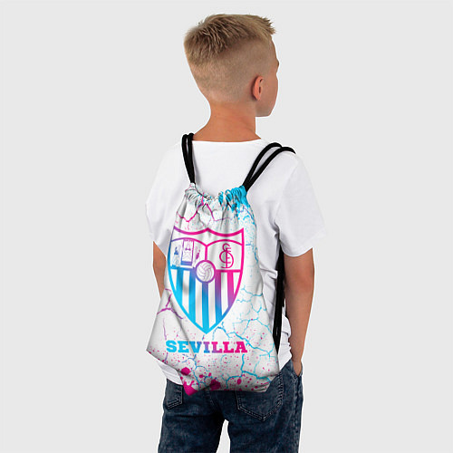 Мешок для обуви Sevilla FC Neon Gradient / 3D-принт – фото 4