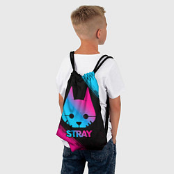 Рюкзак-мешок Stray - Neon Gradient, цвет: 3D-принт — фото 2