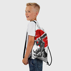 Рюкзак-мешок Гатс Черный мечник, цвет: 3D-принт — фото 2
